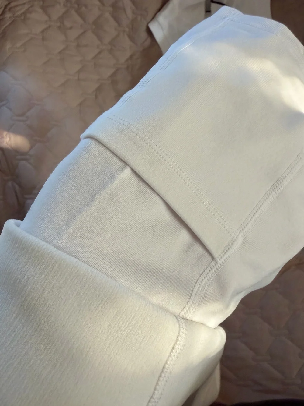 Fabletics White Ribbed Tennis Set XL | EUC - Picture 7 of 7